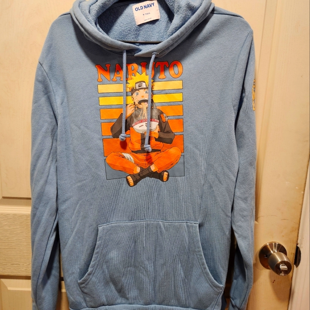 Old Navy Blue Naruto Hoodie for Men